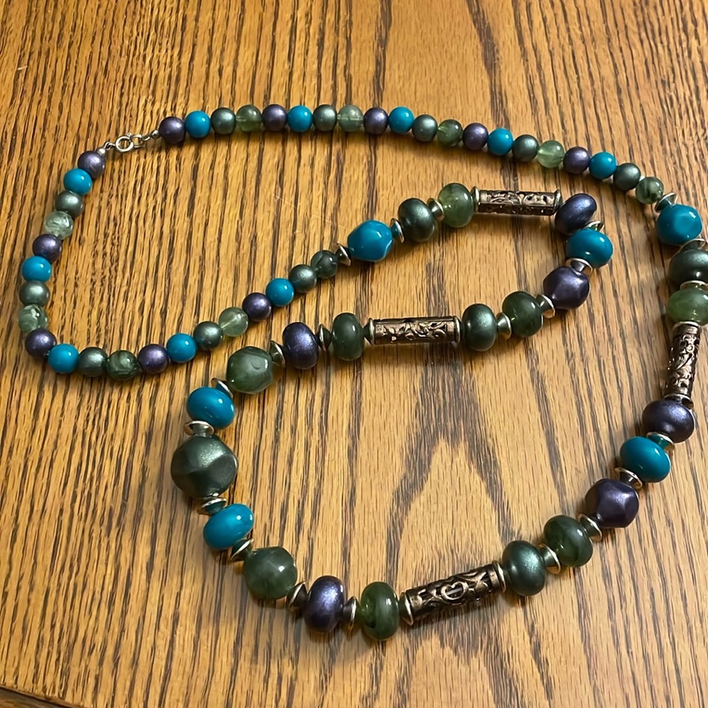 Unmarked 36” Multi-beaded Chain